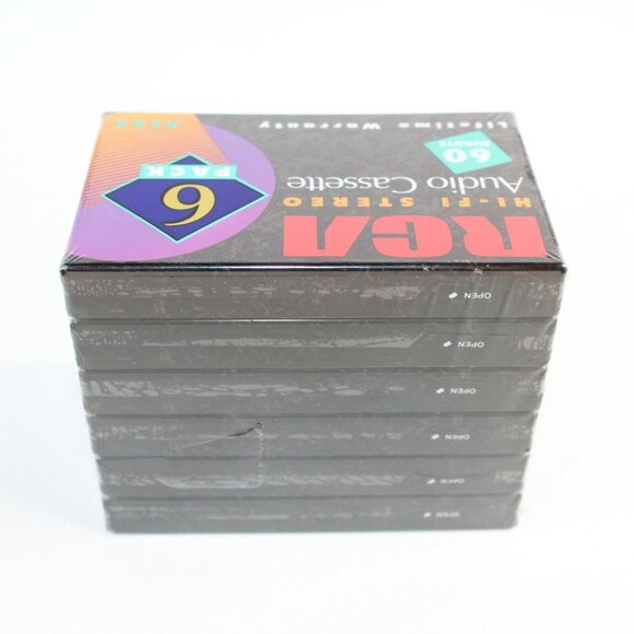 Lot of 12 New Sealed Blank Audio Cassette Tapes  Maxell UR 60 TDK D 90 RCA HiFi - Picture 5 of 12